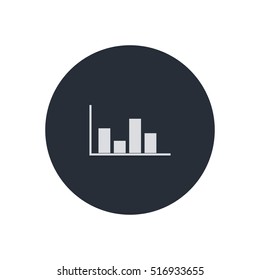 chart vector icon illustration, for mobile and web design