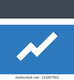 chart vector illustration isolated on a transparent background. glyph vector icons for concept or web graphics.