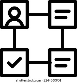 chart Vector illustration on a transparent background. Premium quality symmbols. Thin line vector icons for concept and graphic design.