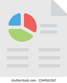chart Vector illustration on a transparent background. Premium quality symmbols. Line Color vector icons for concept and graphic design.