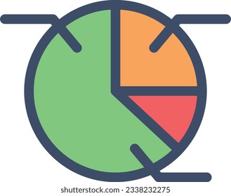 chart Vector illustration on a transparent background.Premium quality symmbols.Stroke vector icon for concept and graphic design. 
