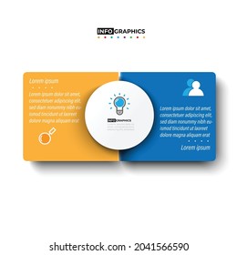 chart Vector infographic template for diagram presentation, chart, business concept with 3 elements options