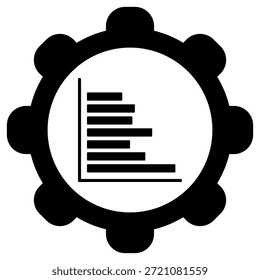 Gráfico e roda em branco
