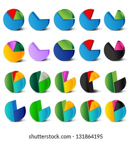 Chart For Your Documents, Presentations And Web, Isolated On White Background - Vector Illustration, Graphic Design Editable For Your Design. Chart Logo