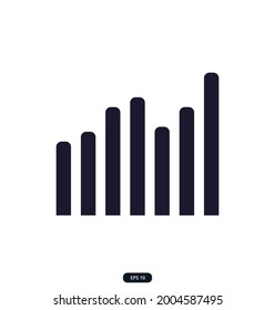chart_4 Icons. Multimedia Icons. Photo and video icons. Contains such Icons as Movie Theater, TV, Popcorn, Video Clip and more. vector eps 10