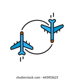 Charter flight icon