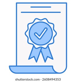Charter icon in Blue style.