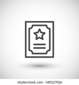 Charter line icon