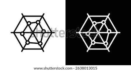 Chart-radar icon Graphic vector set for ui design