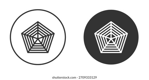 Symbol-Symbol-Symbol-Symbol-Symbol-Zeichen im durchgezogenen Stil.