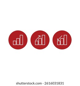 charts thin line icons set. visualization of data statistic and analytics. isolated on white background. vector illustration
