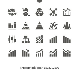 Charts v2 UI Pixel Perfect Well-crafted Vector Solid Icons 48x48 Ready for 24x24 Grid for Web Graphics and Apps. Simple Minimal Pictogram