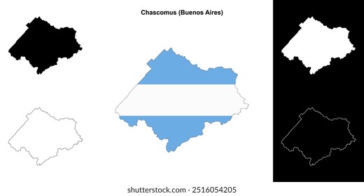 Mapa de Chascomus department (Buenos Aires)