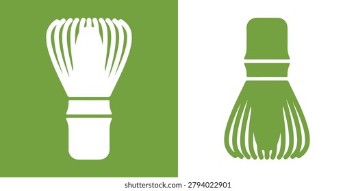 Chasen Matcha Whisk Vector Icon