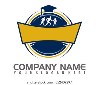 chasing grades people logo icon vector