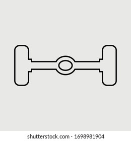 Chasis vector illustration symbol for website and graphic design