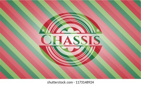 Chassis christmas style emblem.