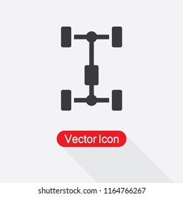 Chassis Icon Vector Illustration Eps10