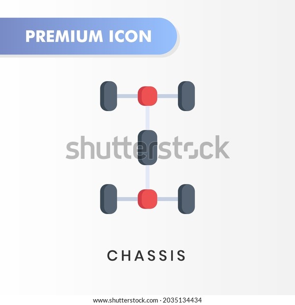chassis icon for your website design, logo, app,\
UI. Vector graphics illustration and editable stroke. chassis icon\
flat design.