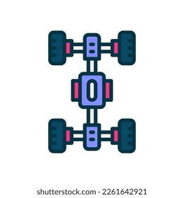 chassis icon for your website, mobile, presentation, and logo design.