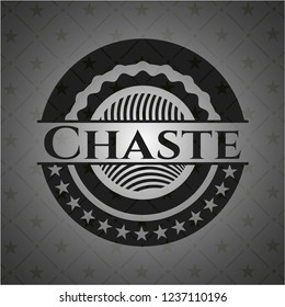 Chaste dark emblem. Retro