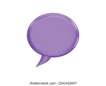 Chat with 3d vector icon cartoon minimal style
