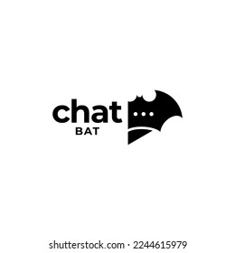 chat with animal bat,dog,rabbit art illustration vector template.