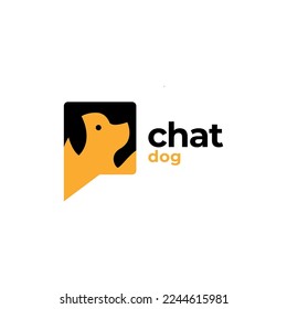 chat with animal bat,dog,rabbit art illustration vector template.