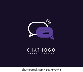 Chat app Logo Icon vector