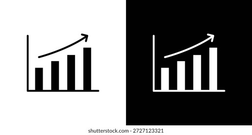 Concepto de Vector plano de iconos de flecha hacia abajo. Ilustraciones en blanco y negro