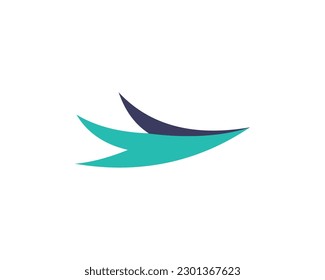 Chat arrow logo design template