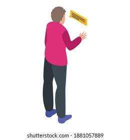 Chat assignment icon. Isometric of chat assignment vector icon for web design isolated on white background