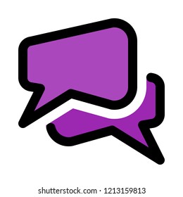 chat balloon messages