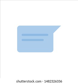 Chat, Basic, Chatting, Ui  Flat Color Icon. Vector icon banner Template