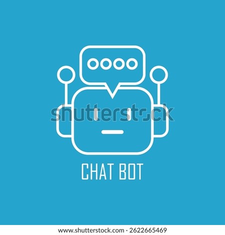 Chat Bot Icon Sign. Artificial Intelligence Ai Automation Chatbot Virtual Assistant