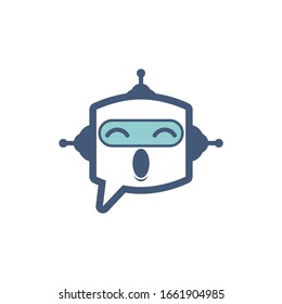 Chat bot icon vector illustration design