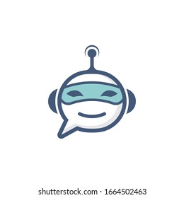 Chat bot icon vector illustration design