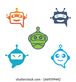 Chat bot icon vector illustration design