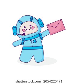 Chat bot icon. Virtual assistant for website. Chat bot concept for customer service.