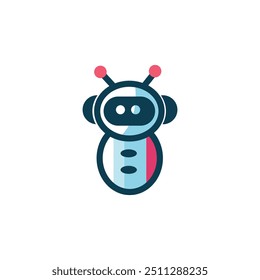 chat bot logo, ai bot logo, robot AI logo artificial intelligence logo, Robot icon, Virtual smart assistant Bot icon. Robot head with speech bubble	
