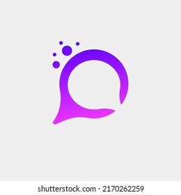 Chat Bot Logo, Comment Bubble, Dialog. Consulting Symbol. Vector Illustration