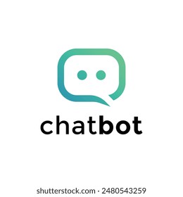 Vector del logotipo del bot de chat