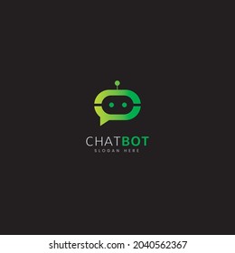 Chat Bot Logo Suitable For Messaging Logo With Bubble Logo Design