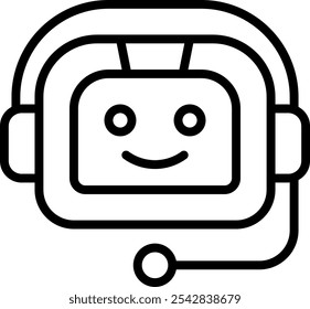 Chat Bot chat bot technology line icon