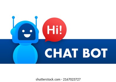 Chat Bot Using Laptop Computer Robot Stock Vector (Royalty Free ...