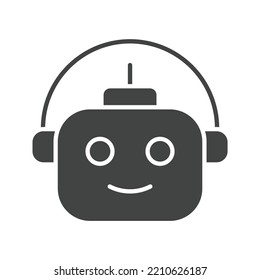 Chat Bots icon vector image. Can also be used for Search Engine Optimization. Suitable for mobile apps, web apps and print media.