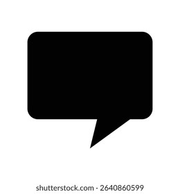 Chat box fill flat icon vector set, linear outline icon, minimal vector illustration for interface design