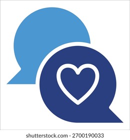 Elemento de icono de cuadro de chat para diseño