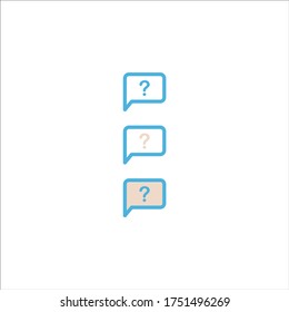 chat box icon flat vector logo design trendy illustration signage symbol graphic simple