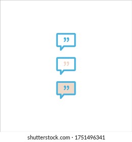 chat box icon flat vector logo design trendy illustration signage symbol graphic simple